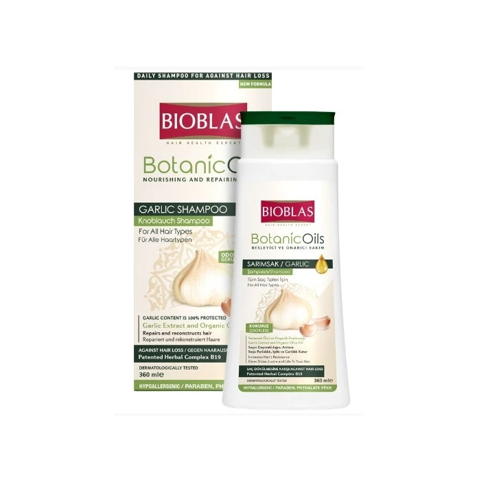 Șampon Botanic Oils  360Ml Garlic Bioblas